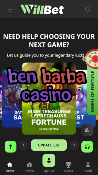 Ben Barba Casino - Sports Star-Themed Casino-casinoorder.vip